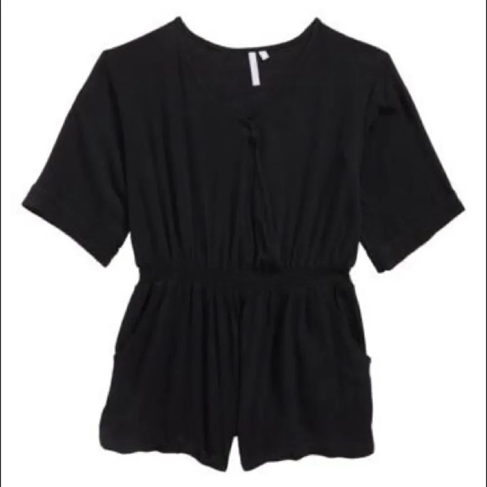 Good Luck Girl-Good Luck Gem Black Romper